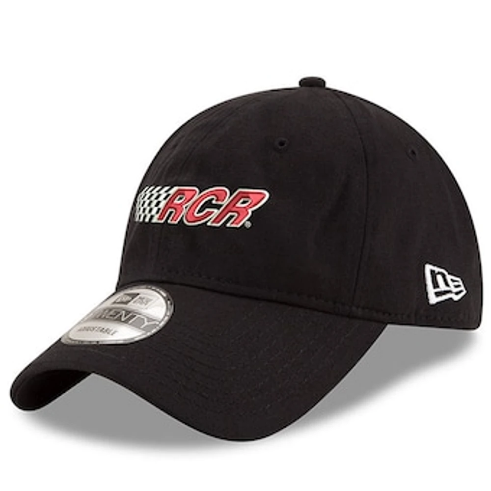 Men's New Era Black Richard Childress Racing Enzyme Washed 9TWENTY Adjustable Hat