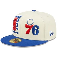 Men's New Era Royal Philadelphia 76ers NBA Draft 59FIFTY Fitted Hat