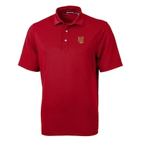 Men's Cutter & Buck Crimson Tuskegee Golden Tigers Big Tall Virtue Eco Pique Recycled Polo