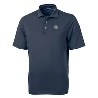 Men's Cutter & Buck Navy Georgetown Hoyas Big Tall Virtue Eco Pique Recycled Polo