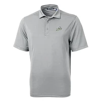 Men's Cutter & Buck Gray Florida Gulf Coast Eagles Big Tall Virtue Eco Pique Recycled Polo