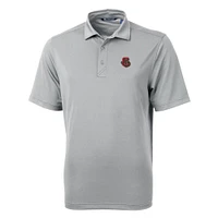 Men's Cutter & Buck Gray Cornell Big Red Tall Virtue Eco Pique Recycled Polo