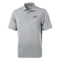 Men's Cutter & Buck Gray Louisiana Ragin' Cajuns Big Tall Virtue Eco Pique Recycled Polo