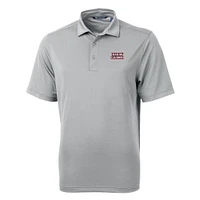 Men's Cutter & Buck Gray Louisiana Ragin' Cajuns Big Tall Virtue Eco Pique Recycled Polo