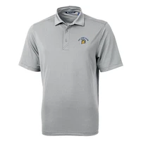 Men's Cutter & Buck Gray San Jose State Spartans Big Tall Virtue Eco Pique Recycled Polo
