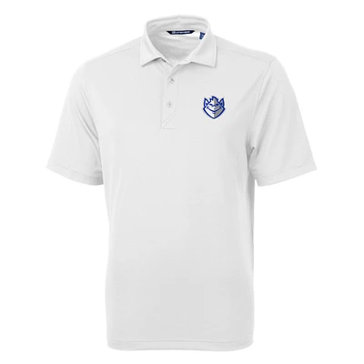Men's Cutter & Buck White Saint Louis Billikens Big Tall Virtue Eco Pique Recycled Polo
