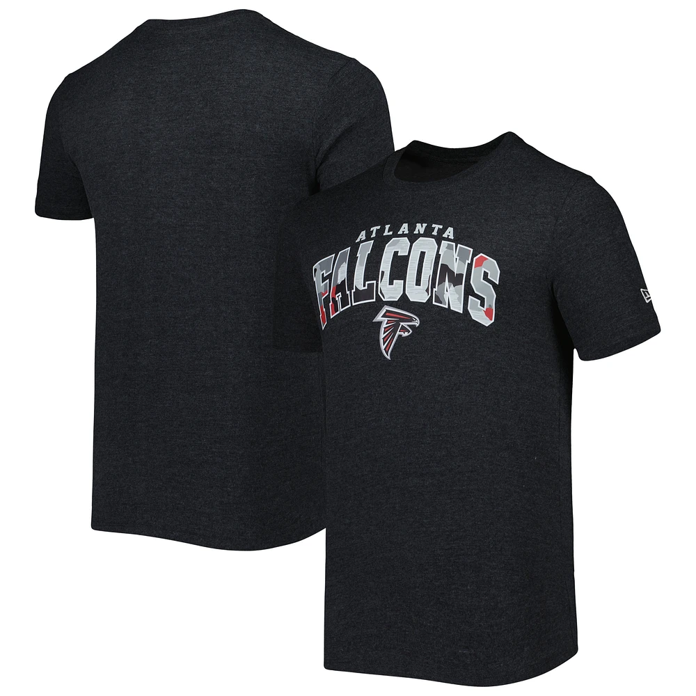 Men's New Era Heathered Black Atlanta Falcons Training Collection T-Shirt