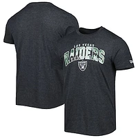 Men's New Era Heathered Black Las Vegas Raiders Training Collection T-Shirt