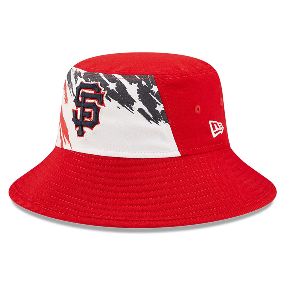 Men's New Era Red San Francisco Giants 2022 4th of July Bucket Hat