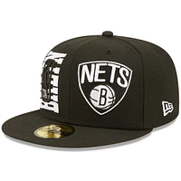 Men's New Era Black Brooklyn Nets