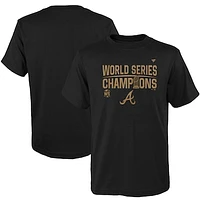 Youth Black Atlanta Braves 2021 World Series Champions Parade T-Shirt