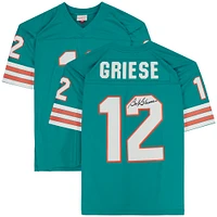 Bob Griese Miami Dolphins Autographed Mitchell & Ness Aqua Replica Jersey