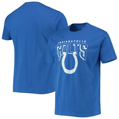 Men's Junk Food Royal Indianapolis Colts Bold Logo T-Shirt