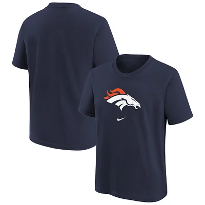 Preschool Nike Navy Denver Broncos Team Wordmark T-Shirt