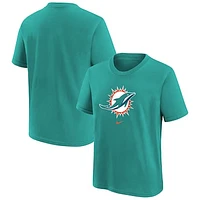 Preschool Nike Aqua Miami Dolphins Team Wordmark T-Shirt