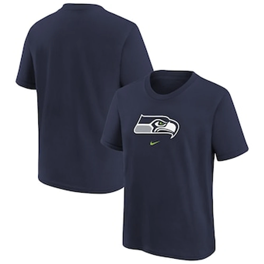 Preschool Nike Navy Seattle Seahawks Team Wordmark T-Shirt