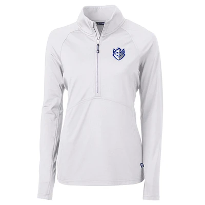 Women's Cutter & Buck Saint Louis Billikens Adapt Eco Knit Half-Zip Pullover Jacket