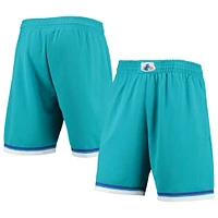 Men's Mitchell & Ness Teal Charlotte Hornets 1992 Hardwood Classics 75th Anniversary Swingman Shorts