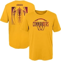 Preschool Gold Washington Commanders Blitz Ball T-Shirt