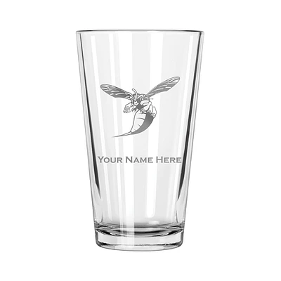 Delaware State Hornets 16oz. Personalized Pint Glass