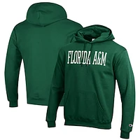 Men's Champion Green Florida A&M Rattlers Eco Powerblend Pullover Hoodie
