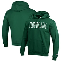Men's Champion Green Florida A&M Rattlers Eco Powerblend Pullover Hoodie