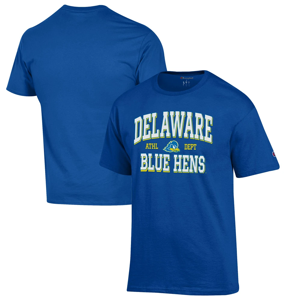 Men's Champion Royal Delaware Fightin' Blue Hens Est. Date Jersey T-Shirt