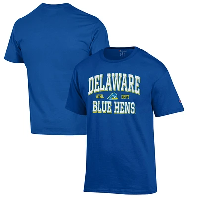 Men's Champion Royal Delaware Fightin' Blue Hens Est. Date Jersey T-Shirt