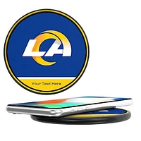 Los Angeles Rams Personalized 10-Watt Wireless Phone Charger
