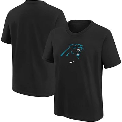 Youth Nike Black Carolina Panthers Logo T-Shirt