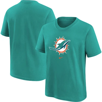 Youth Nike Aqua Miami Dolphins Logo T-Shirt