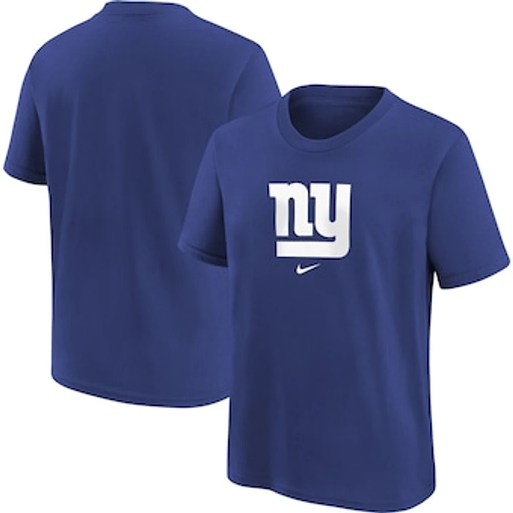 Youth Nike Royal New York Giants Logo T-Shirt