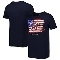 Men's New Era Navy Miami Marlins 4th of July Jersey T-Shirt