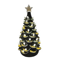Black Appalachian State Mountaineers 14'' Ceramic Tree