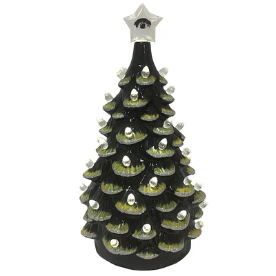Black Iowa Hawkeyes 14'' Ceramic Tree