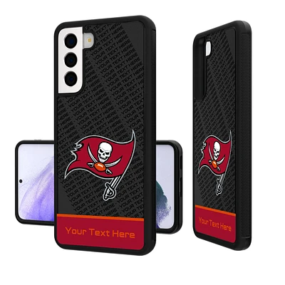 Tampa Bay Buccaneers Personalized EndZone Plus Design Galaxy Bump Case