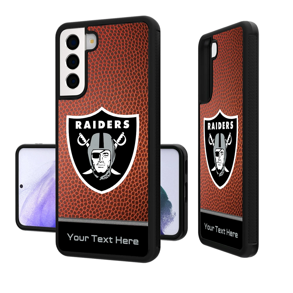 Las Vegas Raiders Personalized Football Design Galaxy Bump Case
