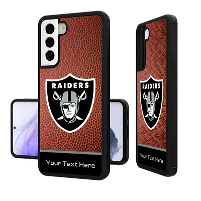 Las Vegas Raiders Personalized Football Design Galaxy Bump Case