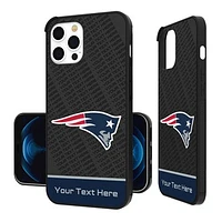 New England Patriots Personalized EndZone Plus Design iPhone Bump Case