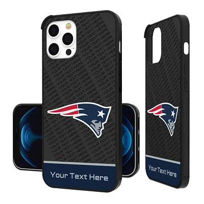 New England Patriots Personalized EndZone Plus Design iPhone Bump Case