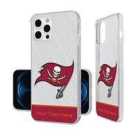 Tampa Bay Buccaneers Personalized Endzone Plus Design iPhone Clear Case