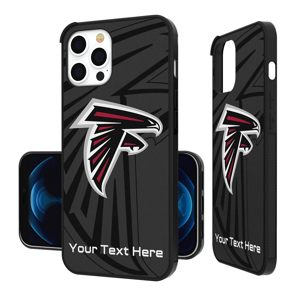 Atlanta Falcons Personalized Tilt Design iPhone Bump Case