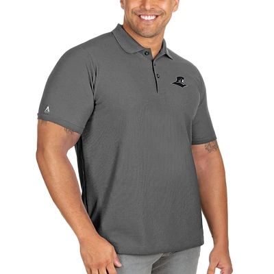 Men's Antigua Gray Providence Friars Big & Tall Team Logo Legacy Pique Polo