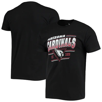 Men's Junk Food Black Arizona Cardinals Throwback T-Shirt