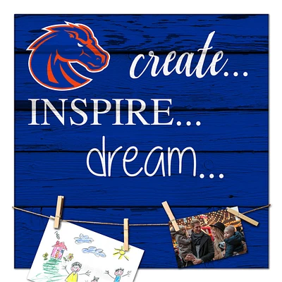 Boise State Broncos 18'' x 18'' Create Inspire Dream Sign
