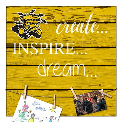 Wichita State Shockers 18'' x 18'' Create Inspire Dream Sign
