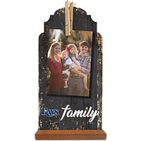 Tampa Bay Rays 6'' x 12'' Family Clothespin Sign
