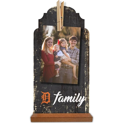 Detroit Tigers 6'' x 12'' Family Clothespin Sign