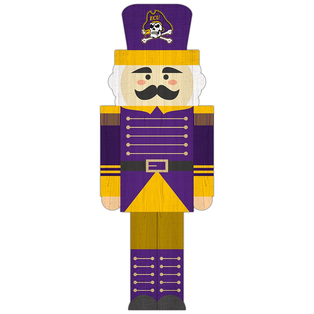 ECU Pirates 31'' Nutcracker Leaner
