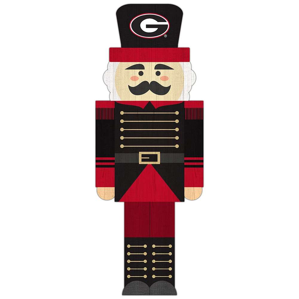 Georgia Bulldogs 31'' Nutcracker Leaner